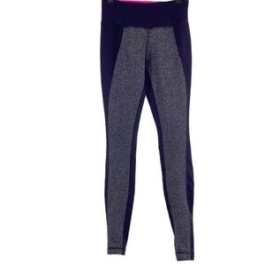 LULULEMON Navy Purple w/ Pink Leggings 31” inseam Women’s size 6